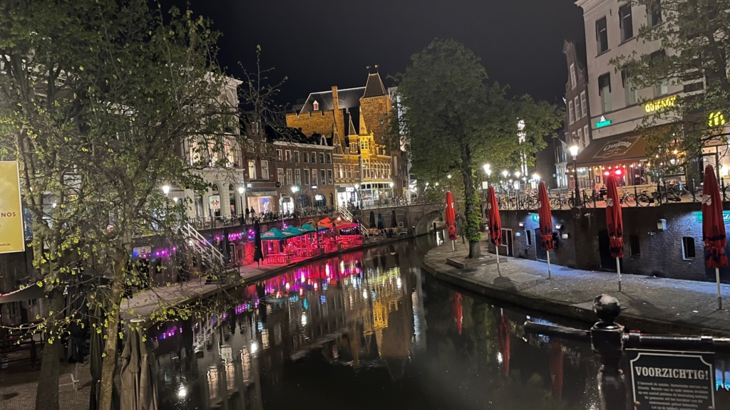 Photo showing canal in Utrecht, The Netherlands